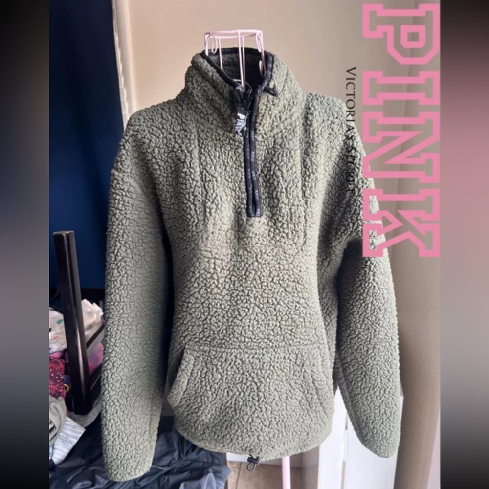Victoria's Secret Olive Fleece Sweater